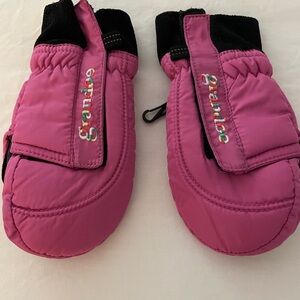 Gently used Grandoe Gloves Kids Small 
Pink/Magenta Ski Insulated Mittens